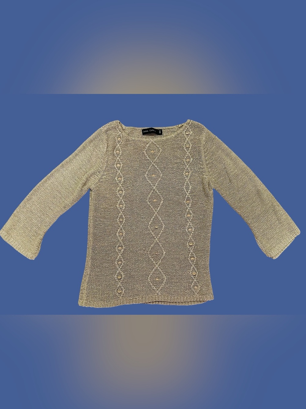 Casual Express Chunky Knit Top size M